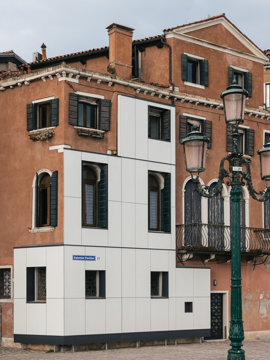 Pavilion of Estonia Let Me Warm You Biennale Architettura 2025 / Keiti Lige + Elina Liiva + Helena Männa - Exterior Photography, Facade, Balcony
