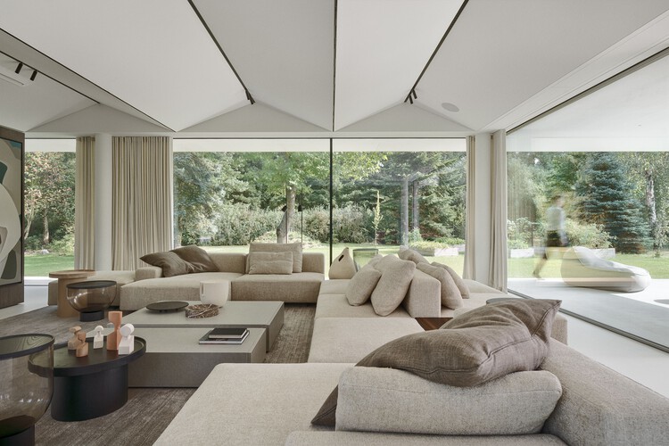 Casa S / PL.Architekci - Fotografia de Interiores, Sala de Estar, Sofá, Cadeira