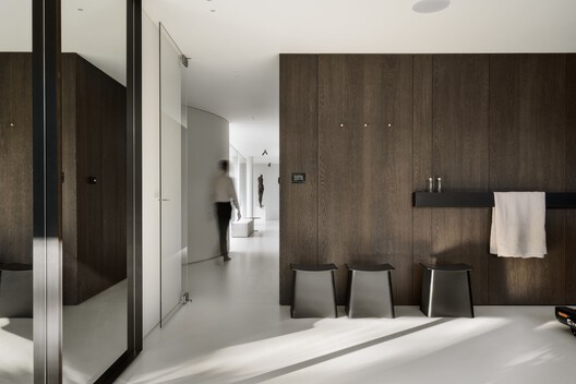S House / PL.Architekci - Interior Photography, Bedroom, Wood, Lighting, Glass