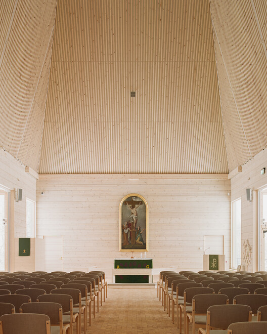 Kiihtelysvaara Church  / LUO Architects - Interior Photography, Wood