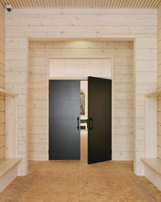 Kiihtelysvaara Church  / LUO Architects - Interior Photography, Wood, Door