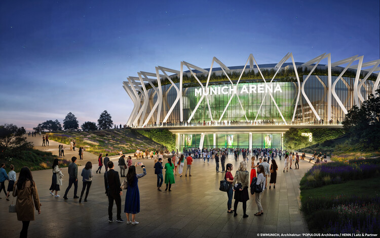 Populous Unveils New Images of Germany’s First Climate-Neutral Event Arena in Munich - Image 2 of 8