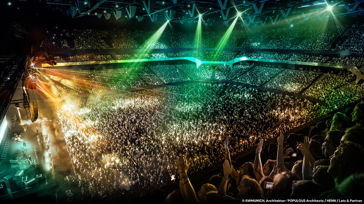 Populous Unveils New Images of Germany’s First Climate-Neutral Event Arena in Munich - Image 4 of 8