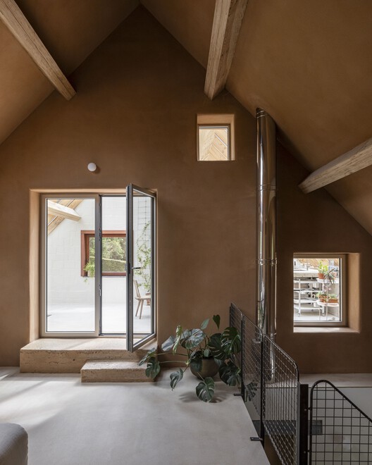 Omloop Farmhouse / hé! architectuur - Interior Photography, Wood, Beam
