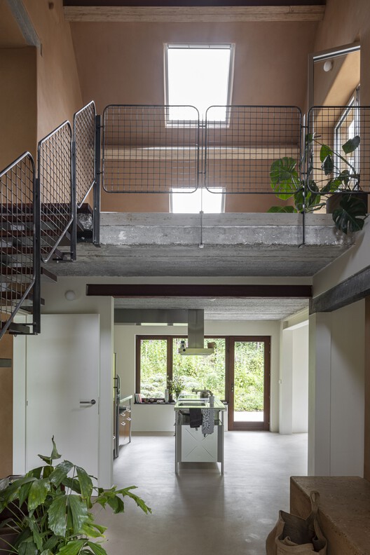 Omloop Farmhouse / hé! architectuur - Interior Photography, Stairs, Handrail
