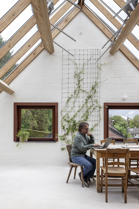 Omloop Farmhouse / hé! architectuur - Interior Photography, Wood, Beam