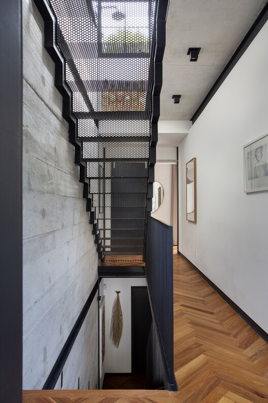 Casa DGB / FOSSATI Arquitetura - Fotografia de Interiores, Escada, Madeira, Corrimão