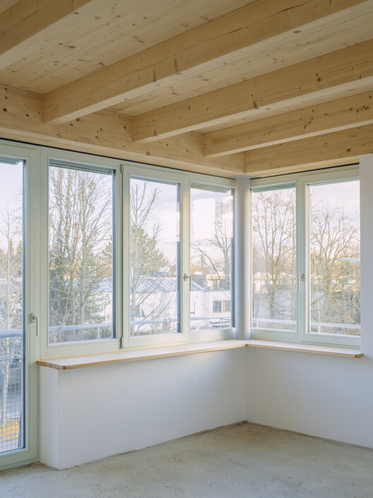The Resilient House Multi-Generational Housing / etal. - Interior Photography, Wood, Glass, Beam