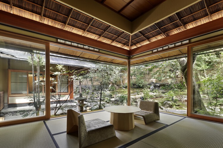 京都VMG别墅酒店 / Moriyoshi Naotake Atelier - 室内图, 起居室, 木头, 梁