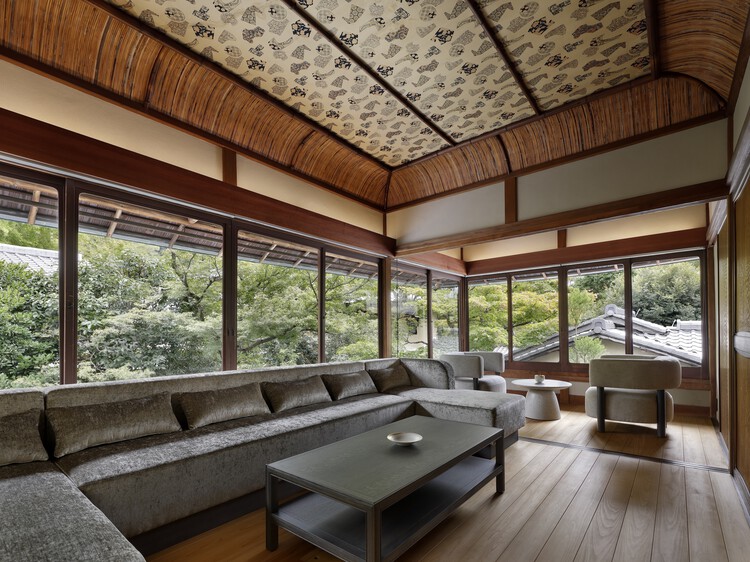 京都VMG别墅酒店 / Moriyoshi Naotake Atelier - 室内图, 起居室, 木头, 梁
