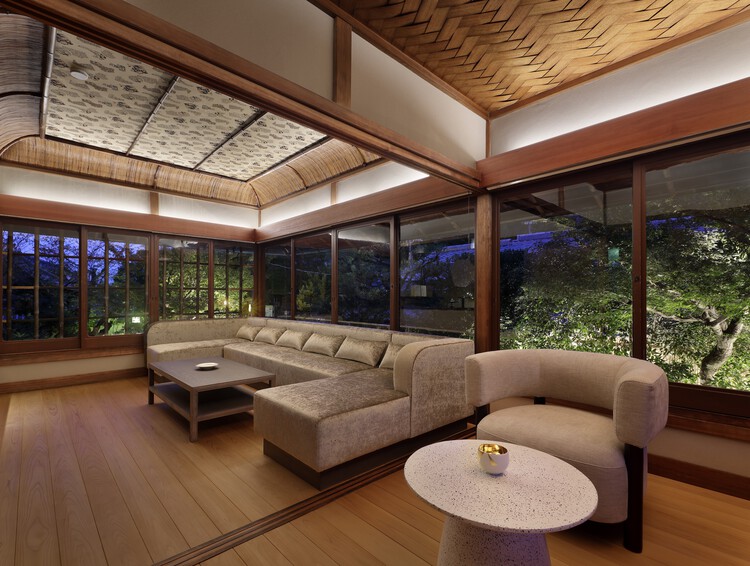 京都VMG别墅酒店 / Moriyoshi Naotake Atelier - 室内图, 起居室, 木头