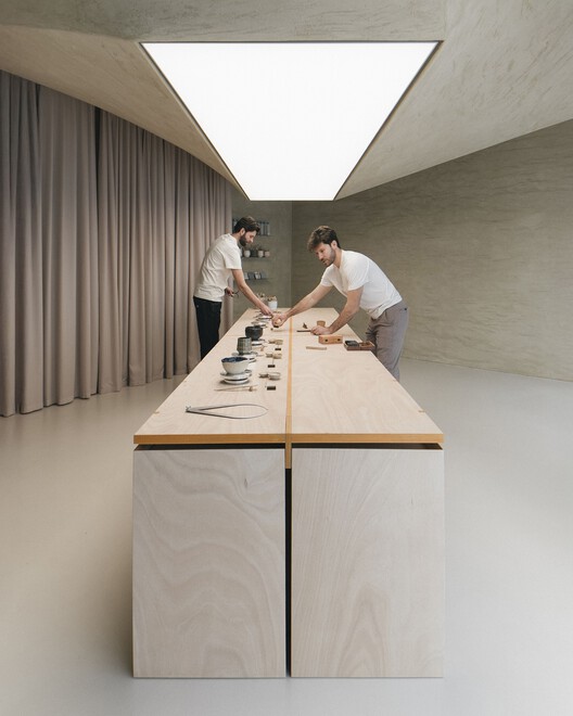 Mosca Bianca Taller de Cerámica / AACM - Atelier Architettura Chinello Morandi - Fotografía interior, Cocina, Madera