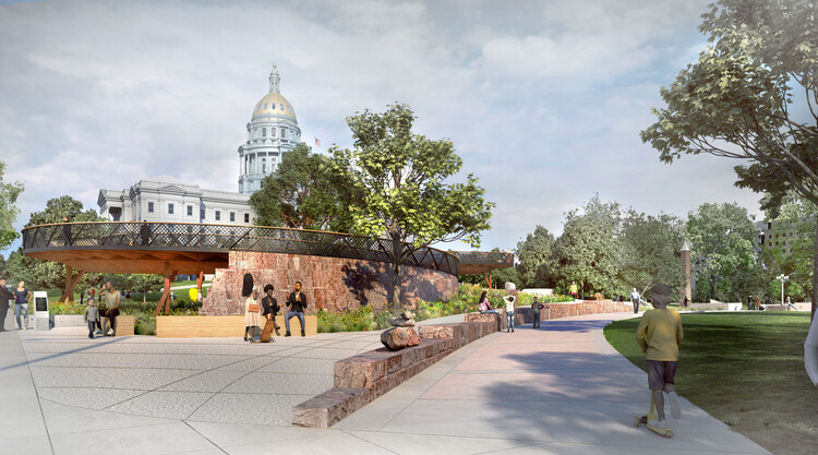 Studio Gang Unveils Design for Colorado 150 Pedestrian Walkway in Downtown Denver - Image 4 of 5
