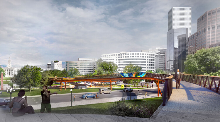 Studio Gang Unveils Design for Colorado 150 Pedestrian Walkway in Downtown Denver - Image 3 of 5