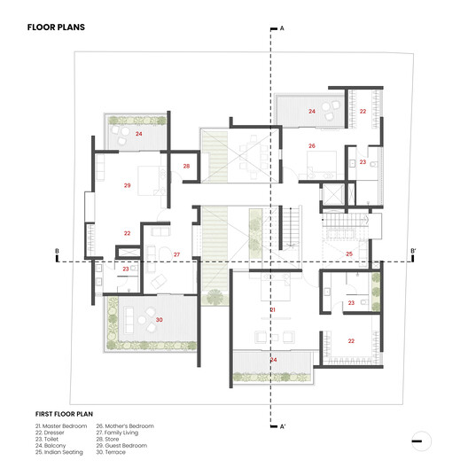 The Split House / Collage Architecture Studio - Image 24 of 30