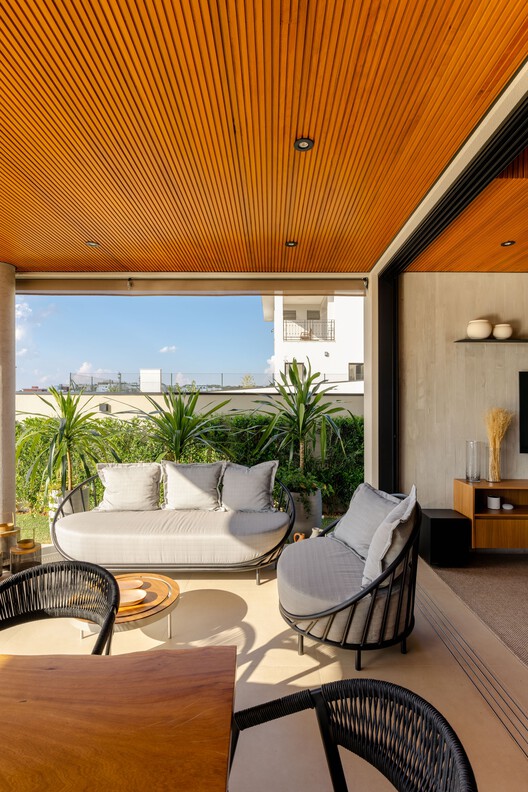 Casa AL / Taguá Arquitetura - Fotografía interior, Sala de estar, Madera, Sillas