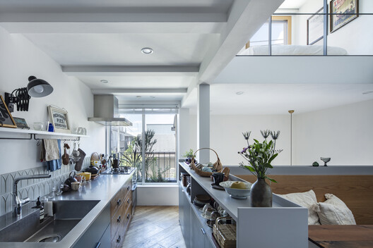 House for Two / Tenhachi Architect & Interior Design  - Interior Photography, Kitchen, Countertop, Chair
