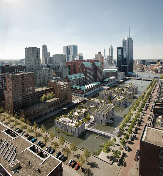 MAST Reveals Floating Neighborhood Design for Rotterdam’s Disused Spoorweghaven Dock - Image 4 of 15