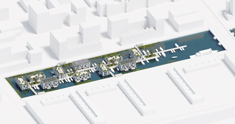 MAST Reveals Floating Neighborhood Design for Rotterdam’s Disused Spoorweghaven Dock - Image 14 of 15