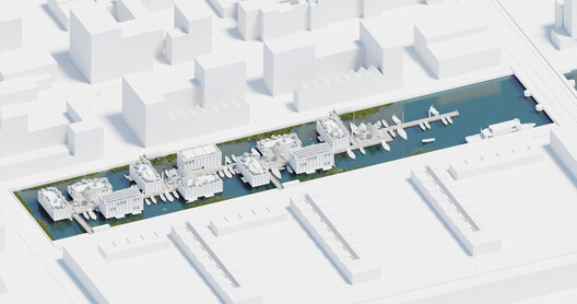 MAST Reveals Floating Neighborhood Design for Rotterdam’s Disused Spoorweghaven Dock - Image 13 of 15