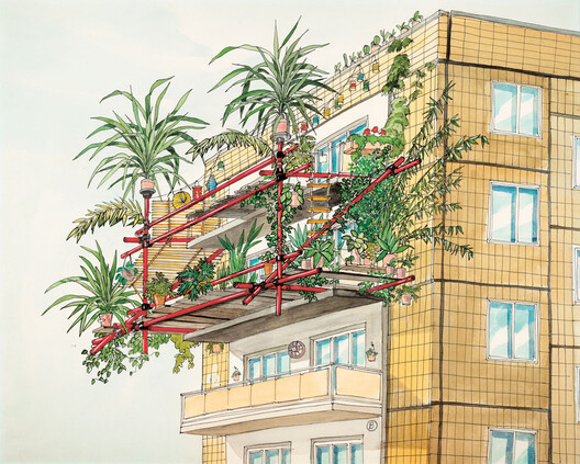 Lutz Brandt. Balcony Reveries 2, 1983; © VG Bild-Kunst, Bonn 2025