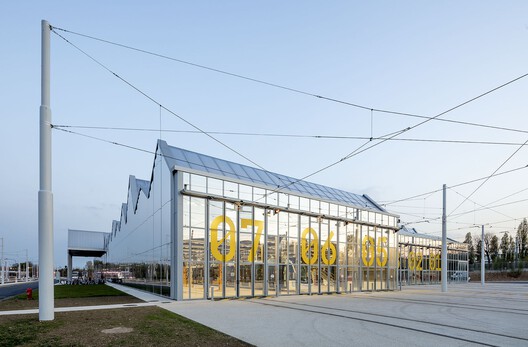 Maintenance and Storage Center T9 Tramway / Ferrier Marchetti Studio - Exterior Photography