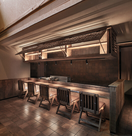 阿那亚燃炙屋与山谷豆腐工坊 / odd设计事务所 阿那亚燃炙屋与山谷豆腐工坊 / odd设计事务所 - 室内图, 厨房, 木头