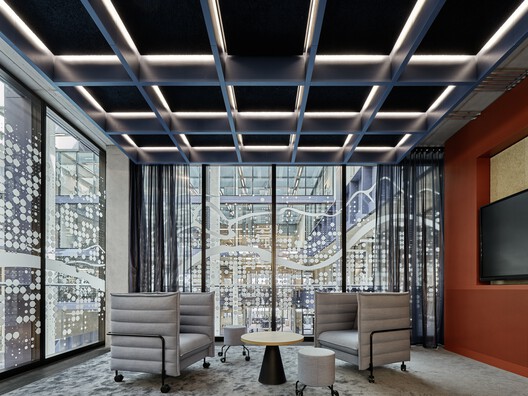 SAP Labs Munich Campus  / SCOPE Architekten - Interior Photography, Living Room, Glass, Chair
