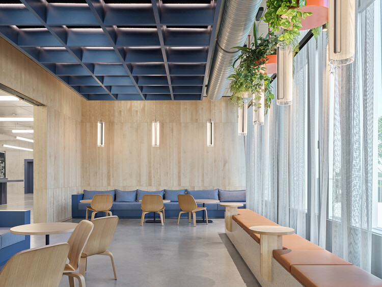 SAP Labs Munich Campus  / SCOPE Architekten - Interior Photography, Wood, Lighting, Glass, Chair