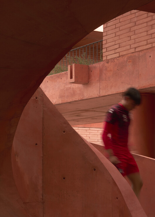 Academia Atlas / Sordo Madaleno Arquitectos - Fotografía interior, Concreto
