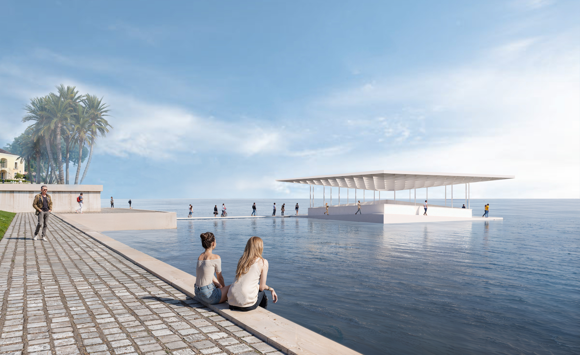 CRA-Carlo Ratti Associati and Howeler + Yoon Design Floating Plaza to be Transported from Venice Biennale to COP30 in Brazil