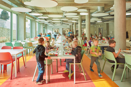 Frič Brothers Elementary School / Atelier 6 - Interior Photography, Stairs, Chair