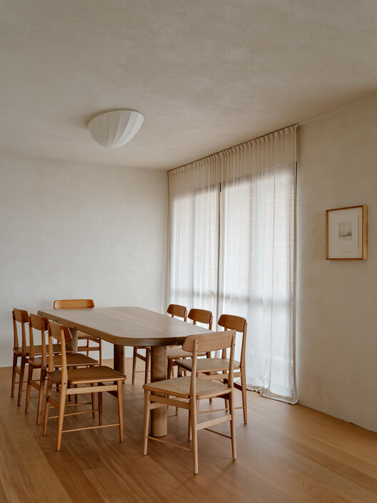 Apartamento Havaí  / Lucas Jimeno Dualde - Fotografia de Interiores, Sala de Jantar, Madeira, Mesa, Cadeira