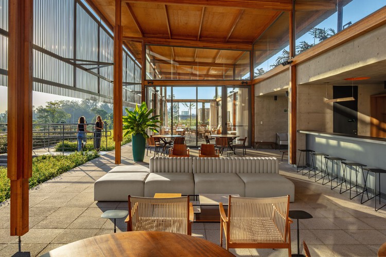 Clube Campinas / UNA MUNIZVIEGAS - Fotografía interior, Sala de estar, Fijación Vigas