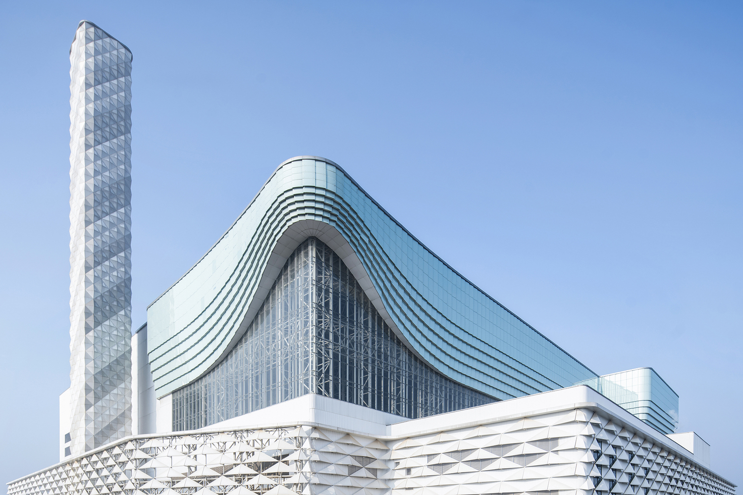 武汉千子山垃圾焚烧发电厂 / UUA建筑师事务所 - 建筑图