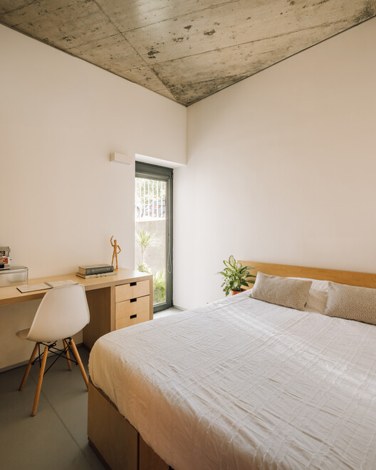 Studentville Housing / ÔCO + andre kong studio - Interior Photography, Bedroom, Wood, Lighting, Bed
