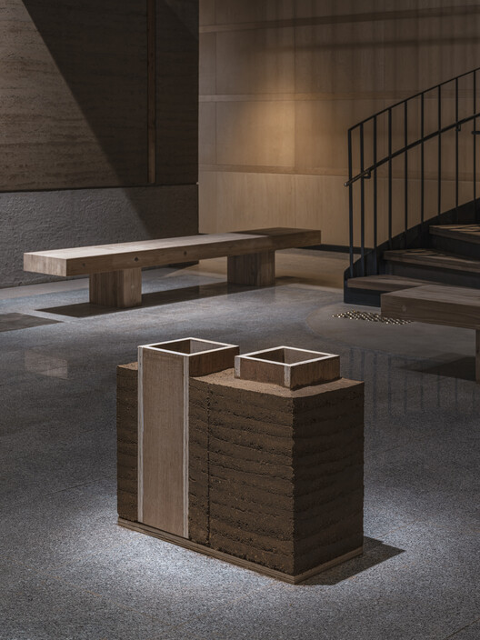 Bangjja Yugi Museum / Studio Heech - Interior Photography, Stairs, Wood