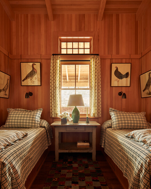 Rural Reimagined House / Fergus Garber Architects - Interior Photography, Bedroom, Wood, Bed, Lighting