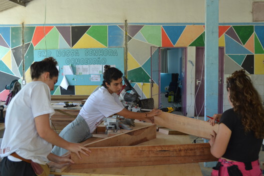 Una escuela sustentable Brasil / Sem Muros Arquitetura Integrada - Fotografía interior, Escaleras