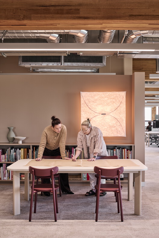Hardie Grant Workplace / Carr - Interior Photography, Wood, Table, Chair
