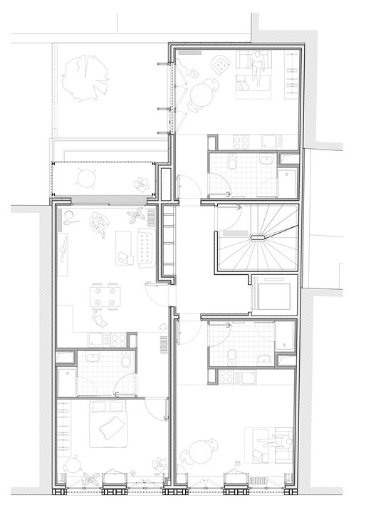 Myrha Public Housing / FUSO atelier  - Image 19 of 23