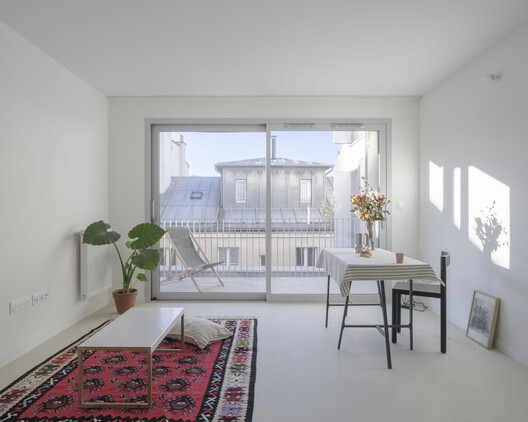 Myrha Public Housing / FUSO atelier  - Interior Photography, Dining room, Chair