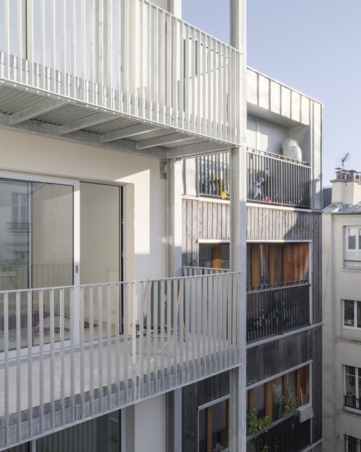 Myrha Public Housing / FUSO atelier  - Exterior Photography, Balcony, Glass, Concrete