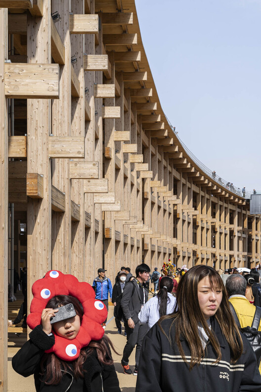 The World’s Largest Wooden Architectural Structure: Explore Sou Fujimoto’s Grand Ring at Expo 2025 Osaka Through the Lens of Stephane Aboudaram - Image 17 of 26