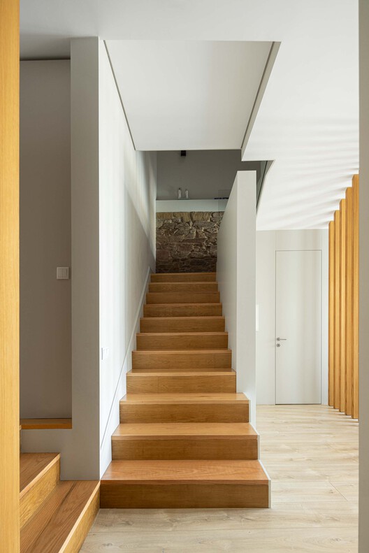 Casa do Parque IV / Ricardo Azevedo Arquitecto - Fotografia de Interiores, Escada, Madeira, Corrimão