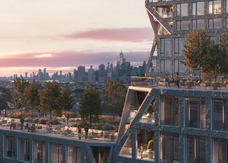 BIG and Dencityworks Design New Mixed-Use Waterfront Tower in Brooklyn, New York - Image 5 of 7