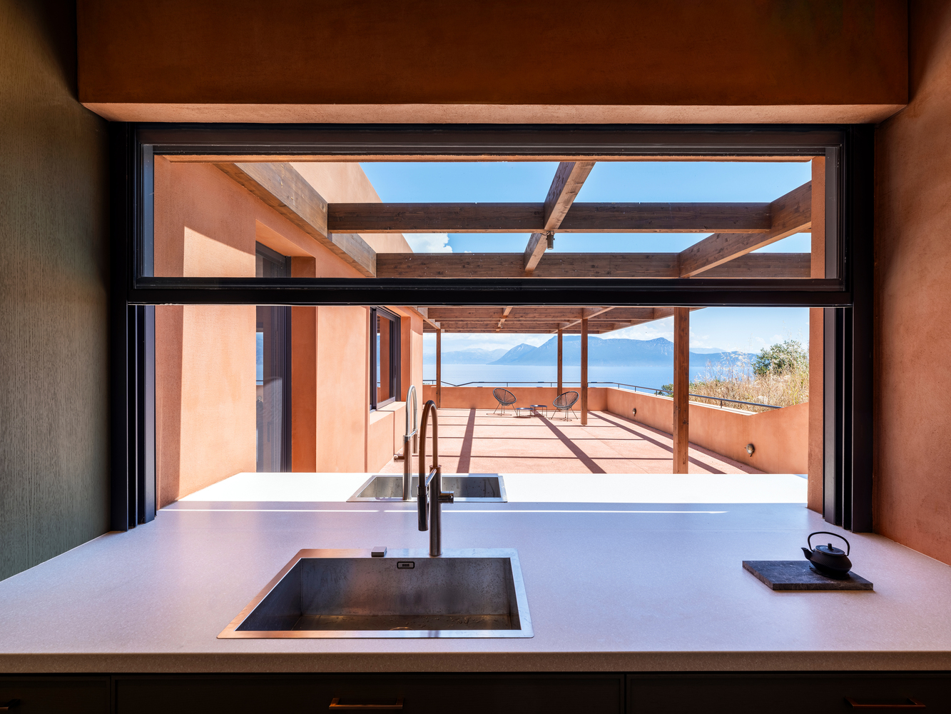 Residencia Gaia / Ateno Architecture Studio - Fotografía interior, Cocina, Balcón