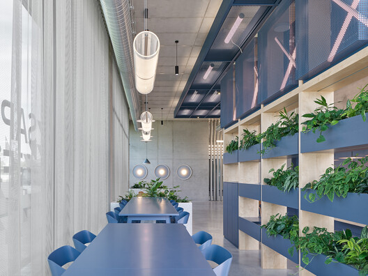 SAP Labs Munich Campus  / SCOPE Architekten - Interior Photography, Lighting, Chair, Glass