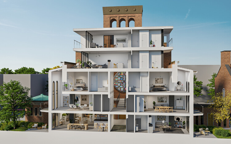 De iglesias a casas: reconversiones y renovaciones contemporáneas que fusionan presente y pasado - Imagen 28 de 30