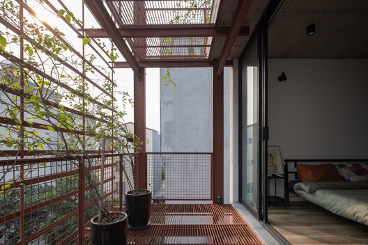 Casa MK / Atelier 12 - Fotografía interior, Madera, Balcón, Vidrio, Barandas